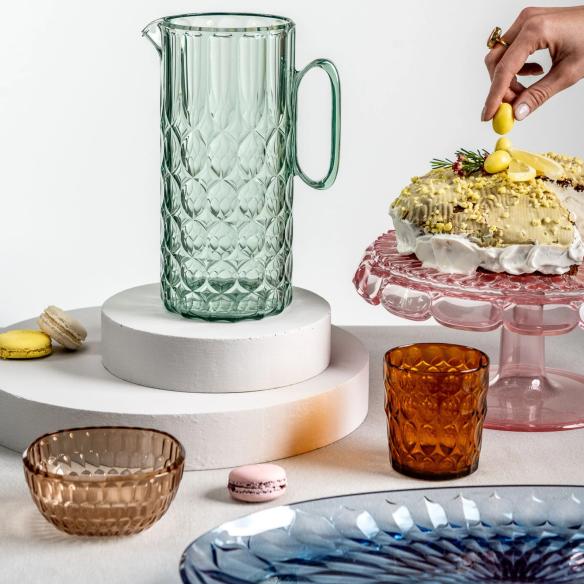 Alzata Guzzini Vanity Rosa Flamingo Ø30 cm | Bio-based | Made in Italy