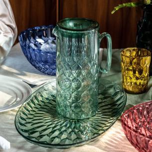 Vassoio Ovale Guzzini Vanity Verde Matcha Bio-based | Design Italiano 2