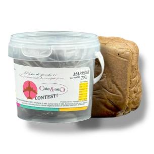 Pasta di Zucchero Modelling Contest Cake&Cake Marrone 200gr