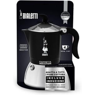 Bialetti Fiammetta Induction Nera 4 Tazze | Caffettiera per Induzione 2