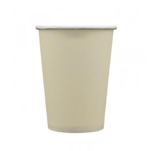 Bicchieri Carta Qui Party 250ml Tortora - 15 Pezzi | Feste & Eventi