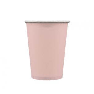 Bicchieri Carta Monouso Rosato 250ml - Qui Party 15 pz