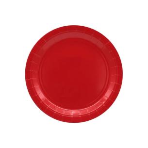 Piatti Carta Monouso Qui Party Rossi 18 cm - 15 Pezzi