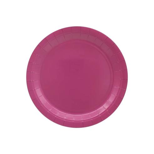 Piatti in Carta Monouso Qui Party 18cm Malva - 15pz