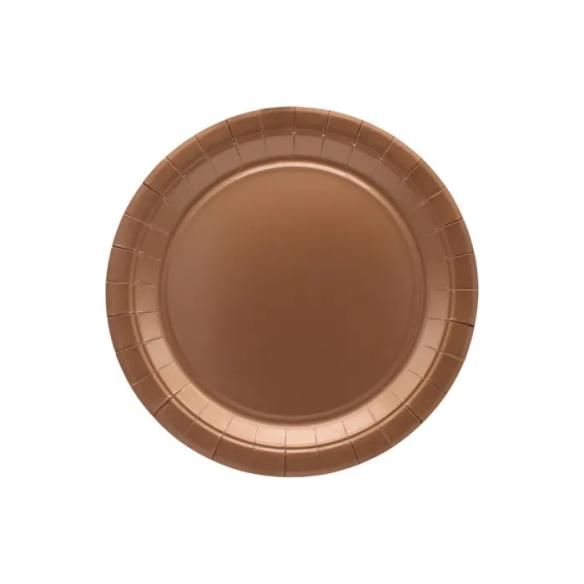 Piatti Qui Party Rosa Gold 18cm - 15 Pezzi | Feste ed Eventi