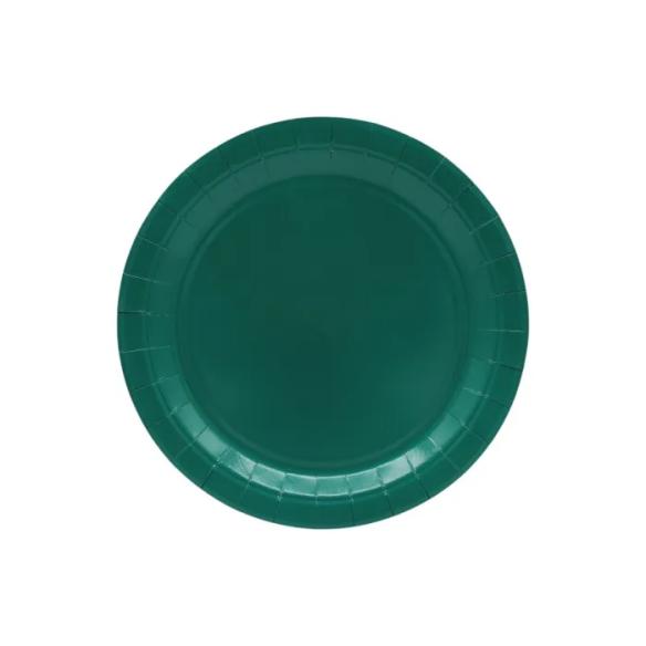 Piatti in Carta Ottanio 18 cm - 15 pz | Qui Party