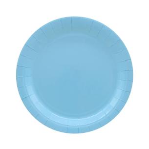 Piatti Carta Monouso Qui Party Celeste 24cm (15 pz)