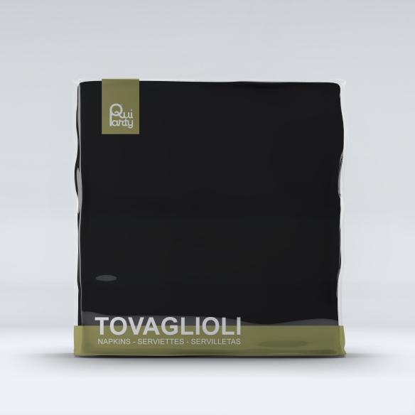 Tovaglioli Neri 33x33 cm 2 Veli (40 pz) | Prezzo e Qualità