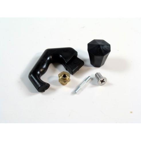 Kit Ricambi Moka 1 Tazza: Manico, Pomolo, Valvola - Compatibile Bialetti