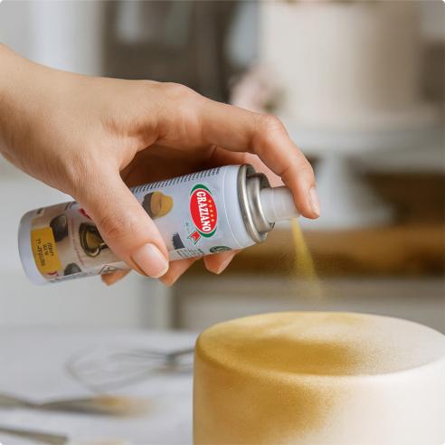 Colorante Spray Oro Rosa Metallizzato 75ml Graziano | Cake Design