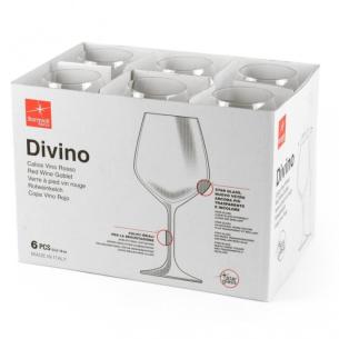Bormioli Divino Calici Vino Rosso 53cl - Set 6 Bicchieri Star Glass 2