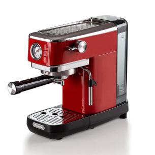 Ariete 1381 Espresso Slim Rosso - Macchina Caffè con Manometro 2