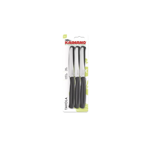 Set 6 Coltelli Kaimano Dinamik Neri | Acciaio Inox Microdentato 2