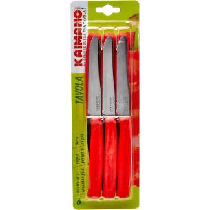Set 6 Coltelli Kaimano Dinamik Rossi | Acciaio Inox 11cm