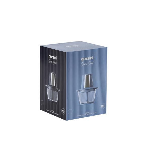 Tritatutto Guzzini Sous Chef Antracite 500W | Bowl Vetro 1L