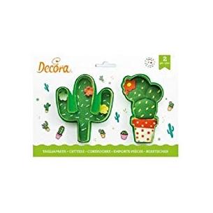 SET 2 TAGLIAPASTA CACTUS IN PLASTICA 9 X H 2,2 CM