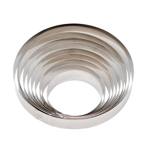 CERCHIO INOX  12 X H 4,5  CM