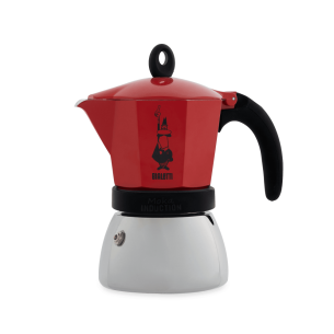 Bialetti - Caffettiera Moka Induzione Red 6 TZ