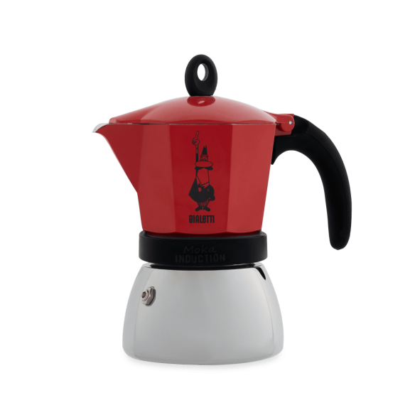 Moka Induction Red 6 Tz | Salernocasalinghi