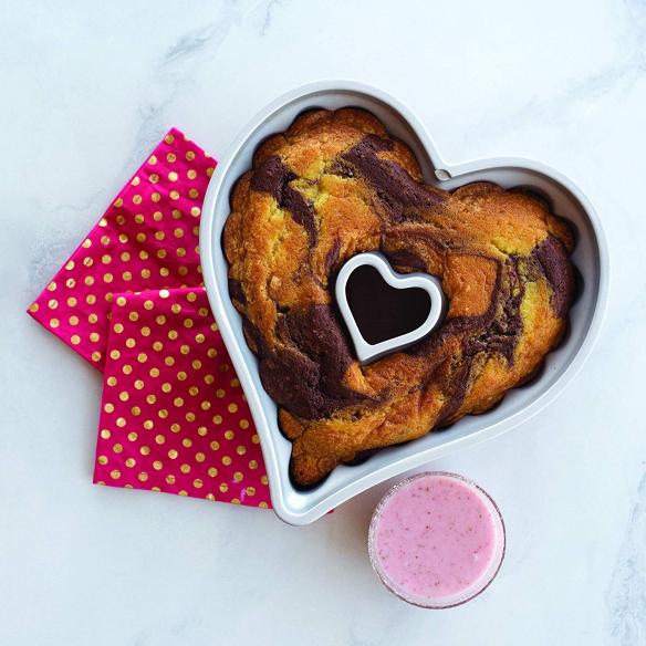 Nordic Ware - Stampo Ciambella Cuore Elegant Heart Bundt 10 cup