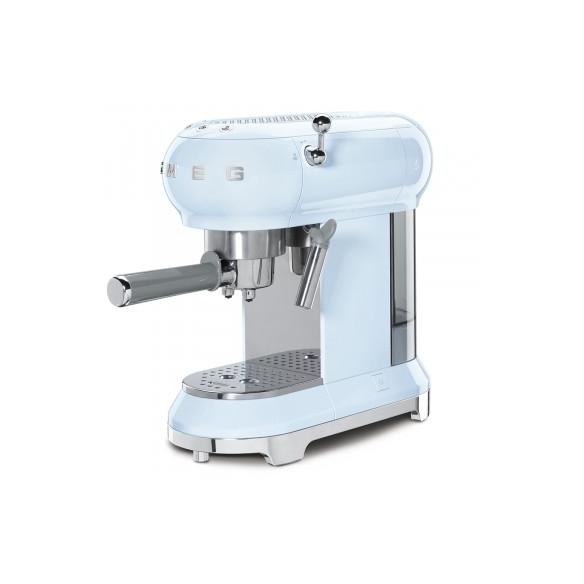 Smeg - Macchina per il Caffè Espresso Stile Retrò anni ’50 Azzurro ECF01PBEU