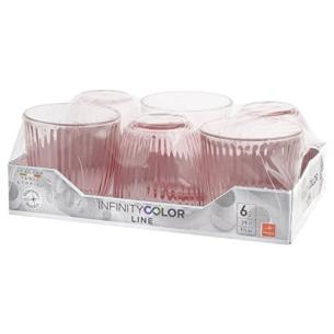 Bormioli - Bicchiere Vetro Acqua Linea Infinity Color 2