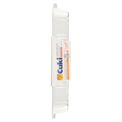 2 Pezzi Cuki Vaschette Alluminio 12 Porzioni 