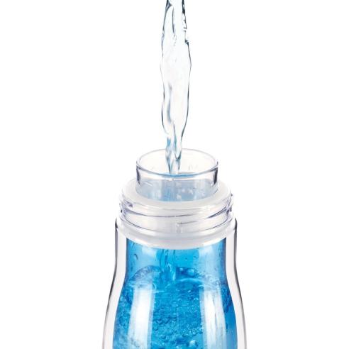 Zoku - Bottiglia in vetro borosilicato 475 ml azzurro