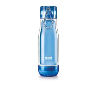 Zoku - Bottiglia in vetro borosilicato 475 ml azzurro