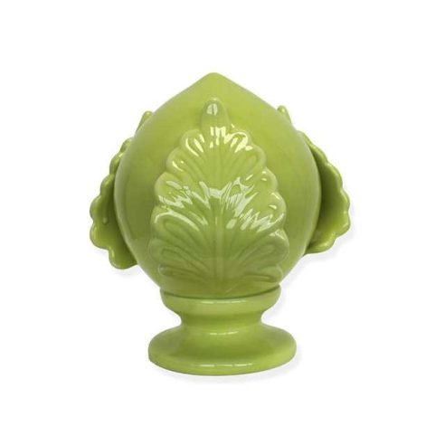 Pomo in Ceramica Portafortuna verde 12x12 cm