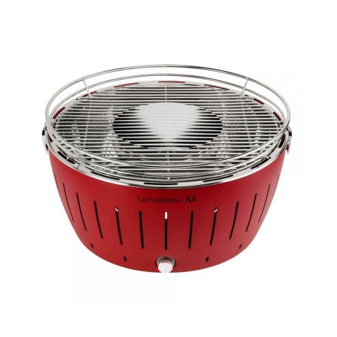 Lotusgrill - Barbecue a Carbone senza Fumo XL New Rosso