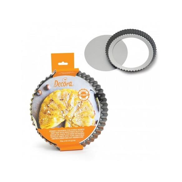 Decora - Stampo Crostata Fondo Mobile 20x3.5 h cm