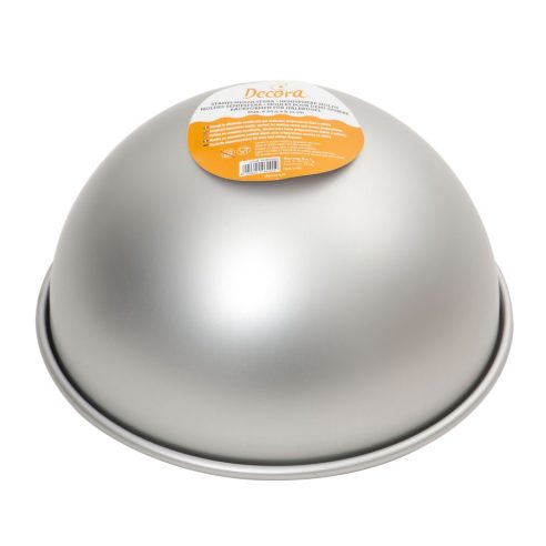 Decora - Stampo mezza sfera in Alluminio Anodizzato 18x9h cm