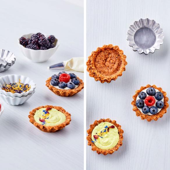 Decora - Stampi per Tartellette Alluminio 8x2h cm. 10 pz