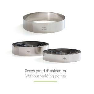 Decora - Shape for cakes stainless steel circle diameter 16 2