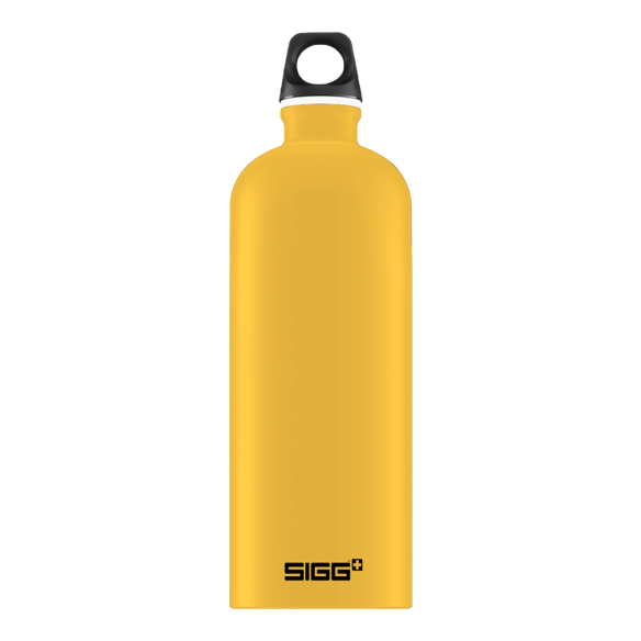 Sigg - Bottiglia Travel 1 litro in Alluminio Mostarda