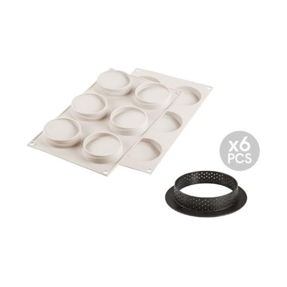 Silikonmart - Stampo in Silicone 6 anelli 80 mm