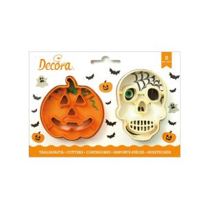 Decora - Set 2 Tagliapasta Teschio e Zucca