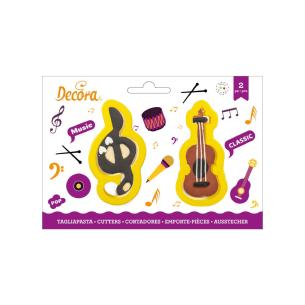 Decora - Set 2 Tagliapasta CHIAVE DI SOL E VIOLINO