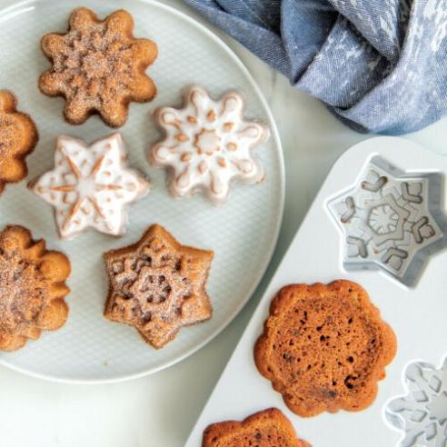 Nordic Ware - Stampo 6 Fiocchi di Neve Disney Frozen II