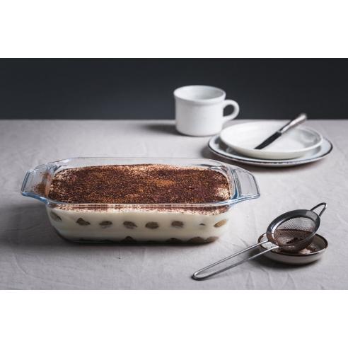 Pyrex - Teglia rettangolare in vetro borosilicato 39x25 cm