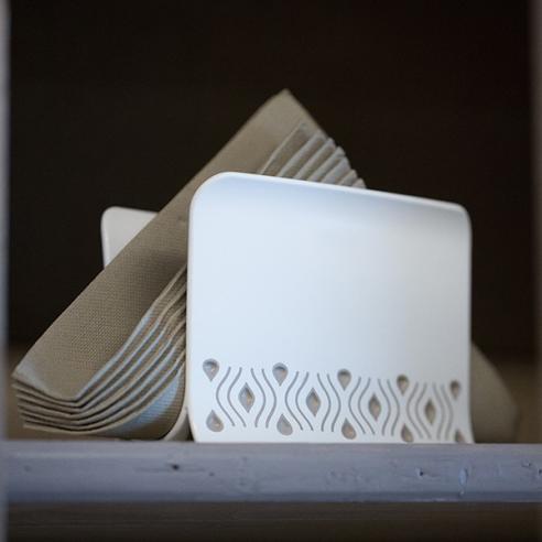 Stefanplast - Portatovaglioli in Plastica Blu Tosca