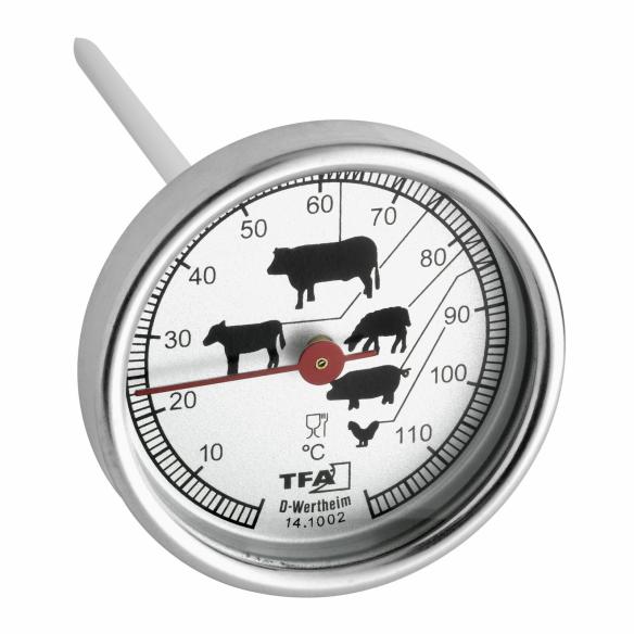 TFA - Termometro Analogico per Arrosto in Acciaio Inox 0 - 300°C