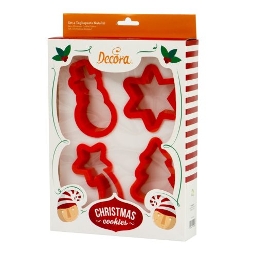 Decora - Set 4 Tagliapasta soggetti natalizi