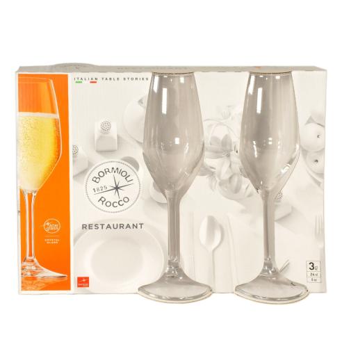Bormioli - Restaurant Calici Flute 240 ml da 3 pz