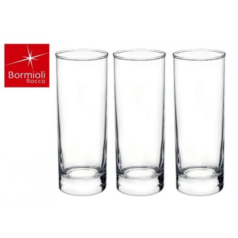 Bormioli - Bicchiere Vetro Cortina 28 cl da 3 Pz
