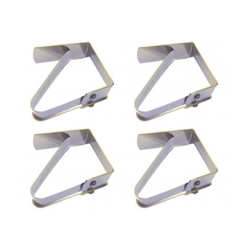 De Luca - Set 4 Fermatovaglia in Acciaio Inox