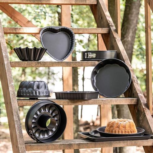 Ballarini - Patisserie Stampo in Acciaio Antiaderente Plum Cake cm. 25