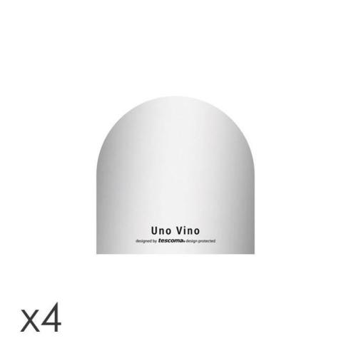 Accessori vino Tescoma - Set 4 Beccucci Versatore Flessibili Salvagoccia Uno Vino