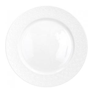Tognana - Porcelain dinner plate Olimpia Margaret line 27 cm white